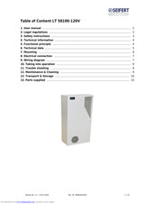 SoliTherm LT 58100-120V User Manual
