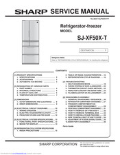 Sharp SJ-XF50X-T Service Manual