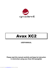 Gradient Avax XC2 User Manual