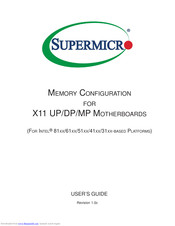 Supermicro X11 UP User Manual