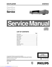 Philips DVD761K Service Manual