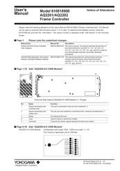 YOKOGAWA AQ2201 User Manual