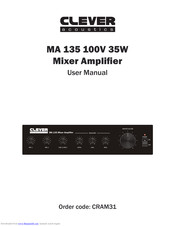 Clever Acoustics MA 135 User Manual