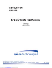 Speco WDR705H Instruction Manual