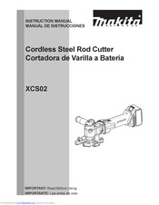 Makita XCS02 Instruction Manual