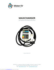 Mister EV MAXICHARGER User Manual And Safety Instruction