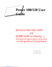 Power Computing Power 100 User Manual