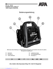 APA 16526 Operating Instructions Manual