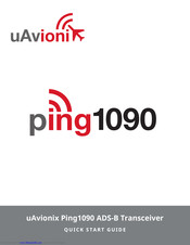 uAvionix Ping1090 Quick Start Manual