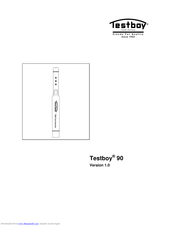 Testboy 90 Operating Instructions Manual