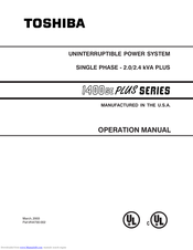 Toshiba UC1G2L024C6TB Operation Manuals
