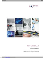 BinTec TBC1-1VDSL2-1 Installation Manual
