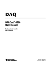 DAQ DAQCard-1200 User Manual