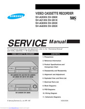 Samsung SV-A20XK Service Manual