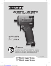 Proto J150WP-M Operation And Maintenance Manual