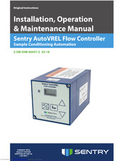 Sentry AutoVREL Installation, Operation And Maintenance Manual