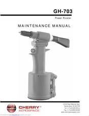 Cherry GH-703 Maintenance Manual