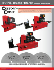 CustomCrimp HS-150 Operator's Manual