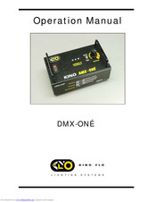 Kino Flo DMX-ONE Operation Manual