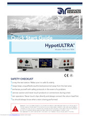 Associated Research HypotULTRA 7804 Quick Start Manual