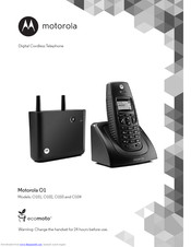 Motorola O104 User Manual