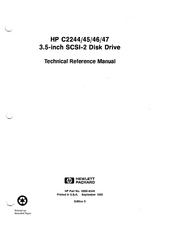 HP C2245 Technical Reference Manual