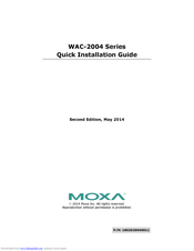 Moxa Technologies WAC-2004 Series Quick Installation Manual