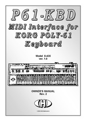 CHD Elektroservis P61-KBD User Manual