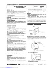 M-System B3FR Instruction Manual