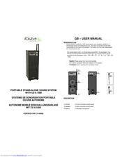 Ibiza Sound PORT8CD-VHF User Manual
