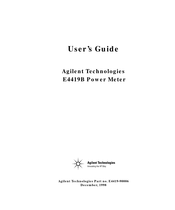Agilent Technologies E4419B User Manual
