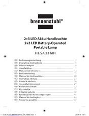 brennenstuhl HL SA 23 MH Operating Instructions Manual
