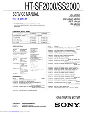 Sony SS-MSP2200 Service Manual