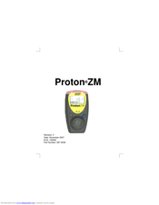 Scott Safety Proton ZM Manual