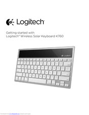 Logitech K760 Quick Start Manual