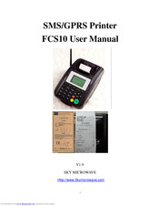 Sky Microwave FCS10 User Manual