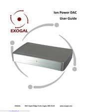 Exogal Ion Power DAC User Manual