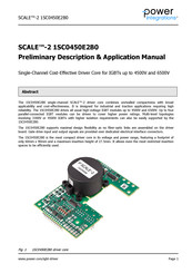 Power Integrations Scale-2 1SC0450E2B0 Applications Manual