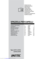 Imetec L5702 Operating Instructions Manual