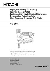 Hitachi NC 50H Handling Instructions Manual