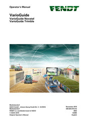 FENDT varioguide trimble Operator's Manual