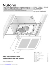 NuTone XN110C Installation Manual
