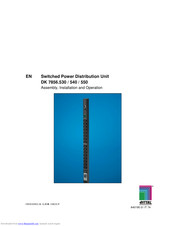 Rittal DK 7856.540 Assembly, Installation And Operation