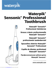 Waterpik Sensonic  Professional Toothbrush Instructions Manual