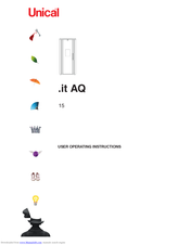 Unical .it AQ 15 User Operating Instructions Manual