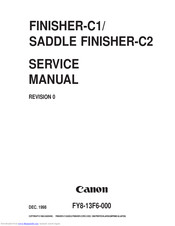 Canon FINISHER-C1 Service Manual