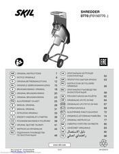 Skil F0150770 Original Instructions Manual