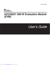 Texas Instruments UCC28221 User Manual