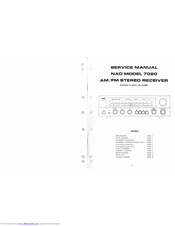 NAD 7020 Service Manual