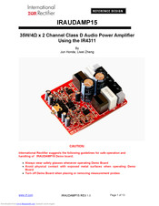 Infineon Technologies IRAUDAMP15 Reference Design